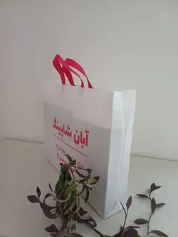 ساک پارچه ای تبلیغاتی 50×40 دسته دار سه طرف کاست