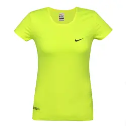 تیشرت ورزشی زنانه سوزنی نایک ساده - شاد اسپرت