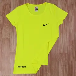 تیشرت ورزشی زنانه سوزنی نایک ساده - شاد اسپرت