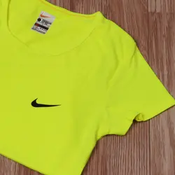 تیشرت ورزشی زنانه سوزنی نایک ساده - شاد اسپرت