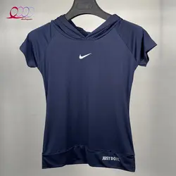 تیشرت ورزشی زنانه کلاهدار نایک JUST DOIT - شاد اسپرت