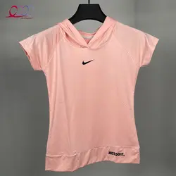 تیشرت ورزشی زنانه کلاهدار نایک JUST DOIT - شاد اسپرت