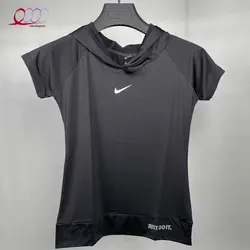 تیشرت ورزشی زنانه کلاهدار نایک JUST DOIT - شاد اسپرت