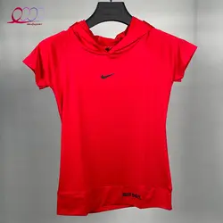 تیشرت ورزشی زنانه کلاهدار نایک JUST DOIT - شاد اسپرت