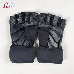دستکش بدنسازی مردانه ساواکو چرم مچ دار SAWACO SI - شاد اسپرت