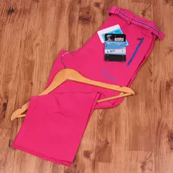 شلوارک کوهنوردی زنانه گورتکس کمربنددار پروتکتیو - شاد اسپرت