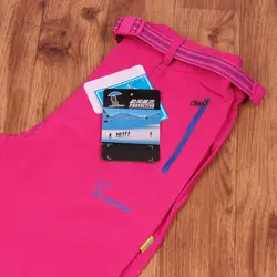 شلوارک کوهنوردی زنانه گورتکس کمربنددار پروتکتیو - شاد اسپرت