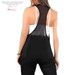 کاور ورزشی زنانه نایک مدل صدف پشت توری - شاد اسپرت