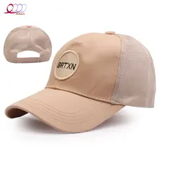 کلاه گپ اسپرت کتان پشت توری مدل BRTXN - شاد اسپرت