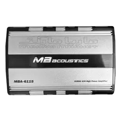 آمپلی فایر 4 کانال ام بی اکوستیک مدل MBA-6115 - سیستم صوتی ماریا مارکت💖