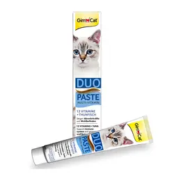 خمیر مولتی ویتامین جیم کت با طعم ماهی تن 50 گرم _ GimCat Dou Multi Vitamin Tuna Paste 50g