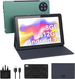 تبلت اندروید برند C idea مدل CM7800 PLUS 10inch 5G LTE (سبز)