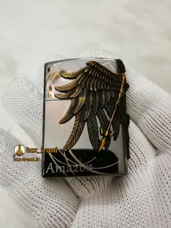 فندک بال فرشته طرح زیپو