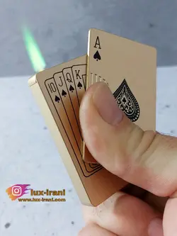 فندک اتمی بشکنی، شعله رنگی