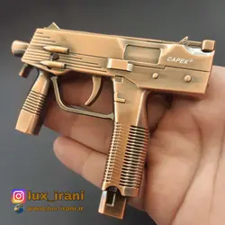 فندک اسلحه یوزی، لیزردار شعله رنگی