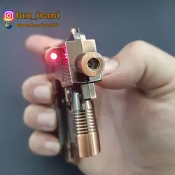 فندک اسلحه یوزی، لیزردار شعله رنگی