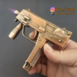 فندک اسلحه یوزی، لیزردار شعله رنگی