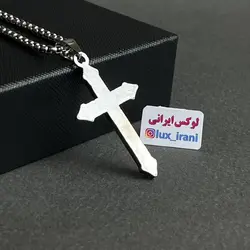 گردنبند صلیب نگین دار - فروشگاه لوکس ایرانی