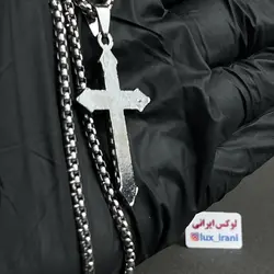 گردنبند صلیب نگین دار - فروشگاه لوکس ایرانی