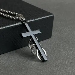 گردنبند صلیب سه حلقه - فروشگاه لوکس ایرانی