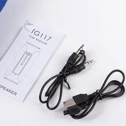 اسپیکر بلوتوثی T&amp;G مدل TG117 قابل حمل (دارای رنگ بندی)