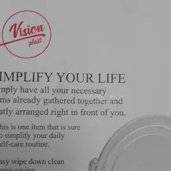 آینه آرایشی ویژن پلاست مدل دوطرفه