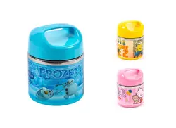 ظرف غذای کودک مدل 001 با طرح های هلوکیتی، فروزن و مینیون