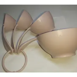 پیمانه اندازه گیری مدل lx4 مجموعه 4 عددی (دارای رنگبندی)