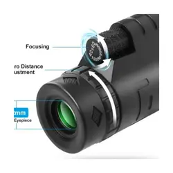 دوربین شکاری تک چشمی مدل 60X40 با هولدر اتصال به لنز گوشی