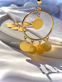 گوشواره مجلسی-سکه ای