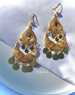 گوشواره مجلسی-سکه ای