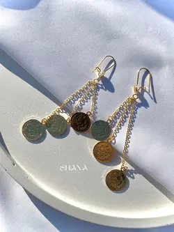 گوشواره مجلسی-سکه ای