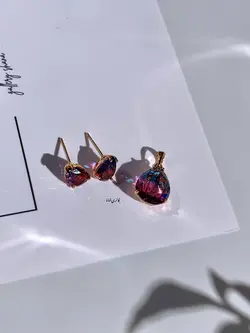 نیم ست اشک بنفش ژوپینگ