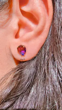 نیم ست اشک بنفش ژوپینگ