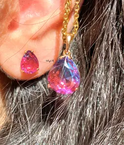 نیم ست اشک بنفش ژوپینگ