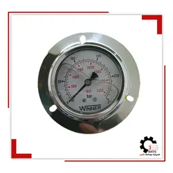 گیج فشار تابلویی صفحه6سانت روغنی250بار | هیدرولیک و پنوماتیک باتیس