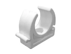 بست لوله سفید 20mm آذین