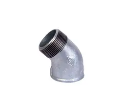 چپقی 45 درجه 1/2 گالوانیزه