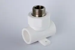 سه راهی مغزی فلزی دیواری سفید 