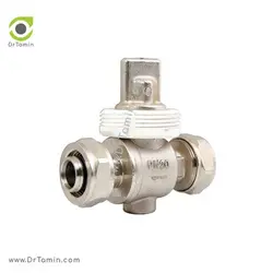 شیر قطع و وصل دو سر کوپلی 25