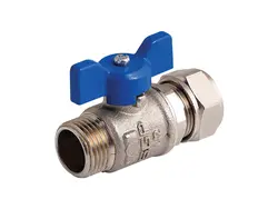 شیر یکسر روپیچ کوپلی (دسته پروانه ای) 