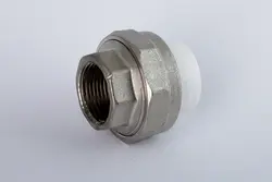 مهره ماسوره بوشن فلزی سفید 