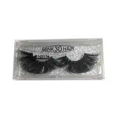 مژه یکسره Mink 3D Hair-کد8D109C - شهر مو