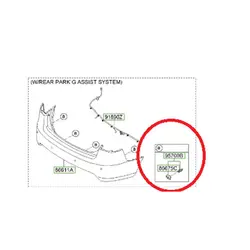 سنسور سپر عقب (سنسور دنده عقب) سراتو سایپا