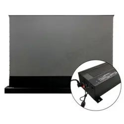 پرده نمایش اسکوپ کف بازشو برقی ای ال آر 120 اینچ فرمت 16:9 (بهترین قیمت + ارسال فوری)