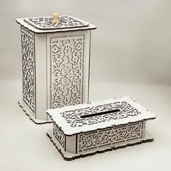 سطل و دستمال چوبی کد 010262