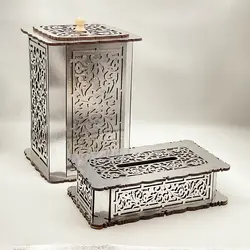 سطل و دستمال چوبی کد 010262