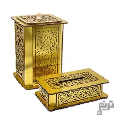 سطل و دستمال چوبی کد 010262