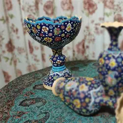 جام میوه خوری میناکاری کد J1 | سفال رضا