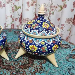 شکلات خوری میناکاری | سفال رضا